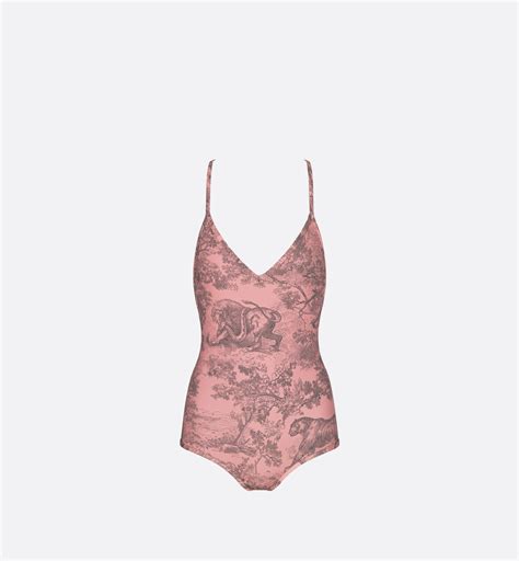 lady dior toile|toile de jouy swimsuit.